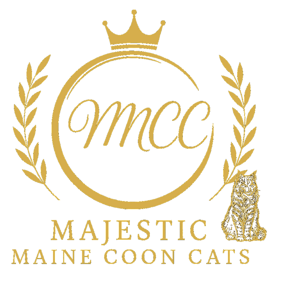 Majestic Maine Coon Cats transparent logo